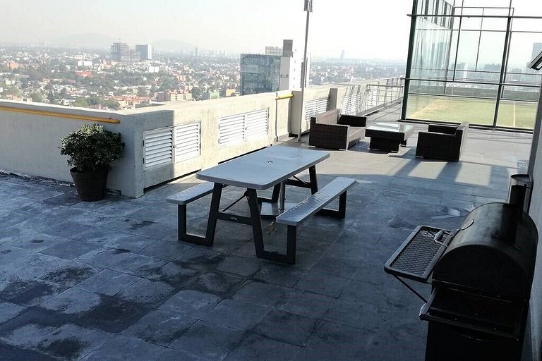 Lujoso Condo p/ 6 en Antara Polanco, Carso y Embajada EEUU