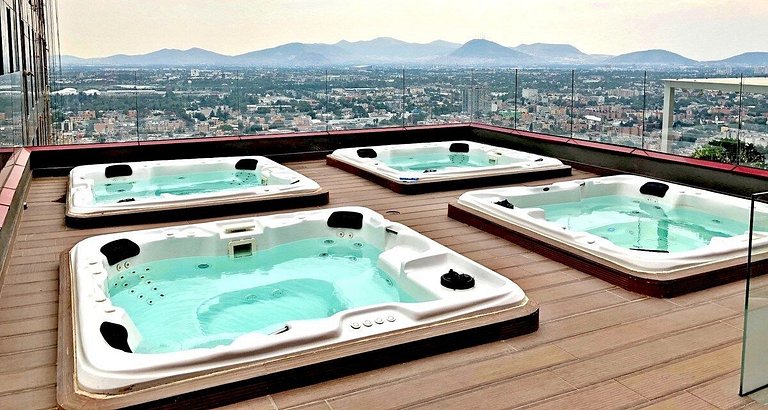 Lujoso Depa p/7 en Nuevo Condo Zona Antara-Sumaya