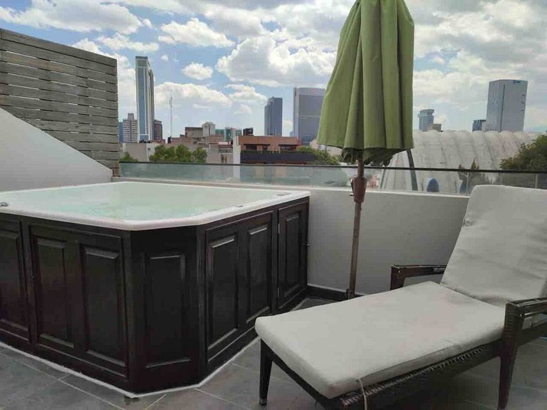 Delux Penthouse P/7, Jacuzzi y Vista a P. Reforma