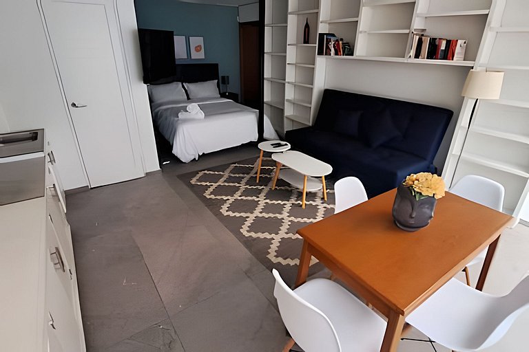 Estudio c/Terraza Privada p/4 en el Mundet Polanco