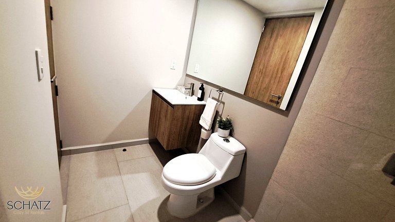 Super Chic Depa p/5 con Rooftop Pool y Gym en Roma Norte