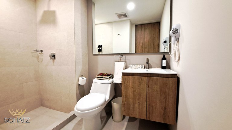 Super Chic Depa p/5 con Rooftop Pool y Gym en Roma Norte