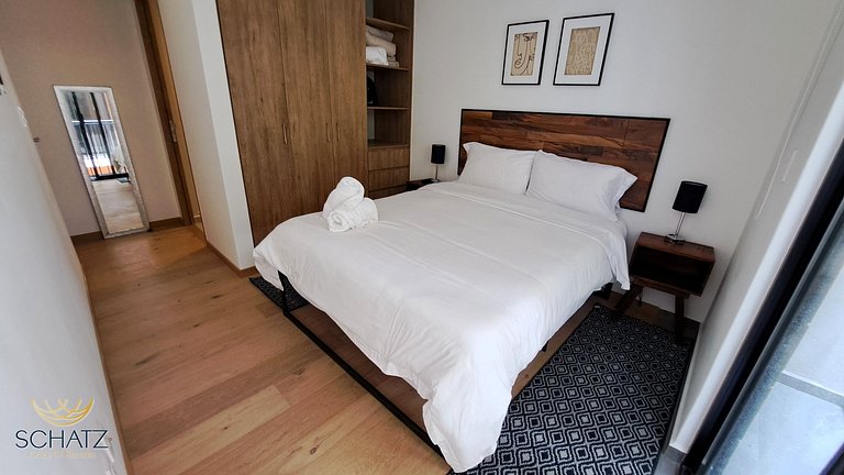 Super Chic Depa p/5 con Rooftop Pool y Gym en Roma Norte