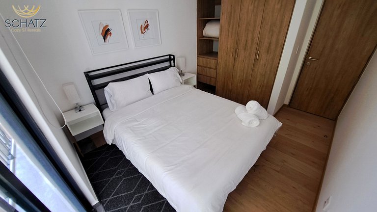 Super Chic Depa p/5 con Rooftop Pool y Gym en Roma Norte