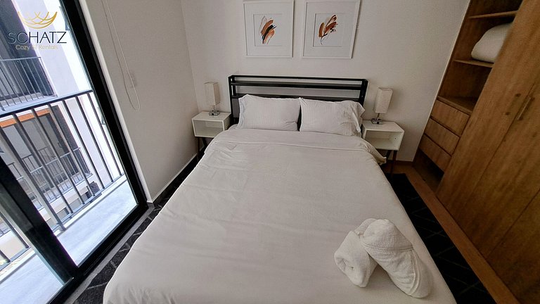 Super Chic Depa p/5 con Rooftop Pool y Gym en Roma Norte