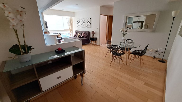 Astonishing Apartment for 6 next to Plaza Carso